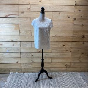 Cream white lace shirt. St Johns Bay